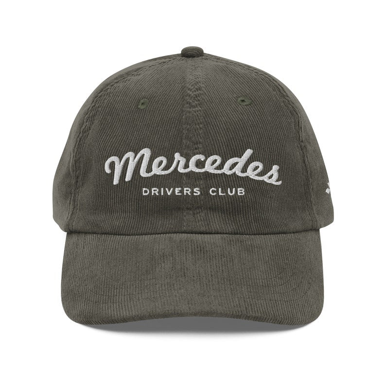 Mercedes Drivers Club Corduroy Dad Hat