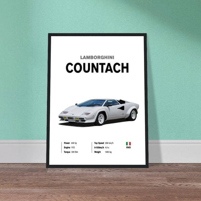 Lamborghini Countach: The epitome of supercar elegance_driver_clothing_drivi.store