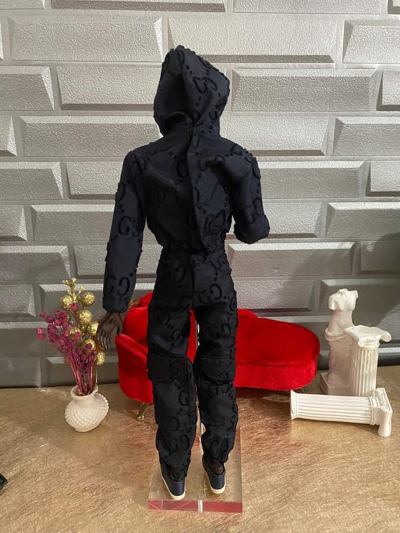 Hooded Homme Doll Outfit: Sweatshirt and Pants