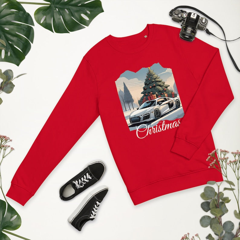 Audi R8 Christmas Jumper | Festive Gift for Car Enthusiasts