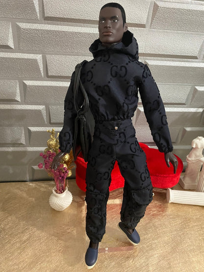 Hooded Homme Doll Outfit: Sweatshirt and Pants