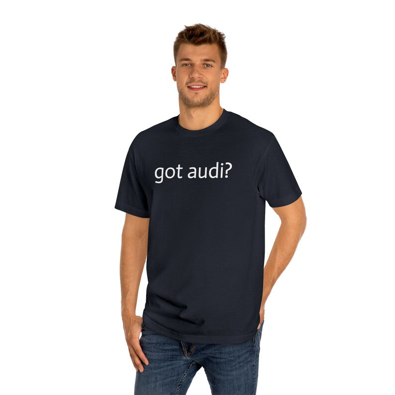 Audi Premium Unisex Tee: Gear Up for Adventure_driver_apparel_drivi.store