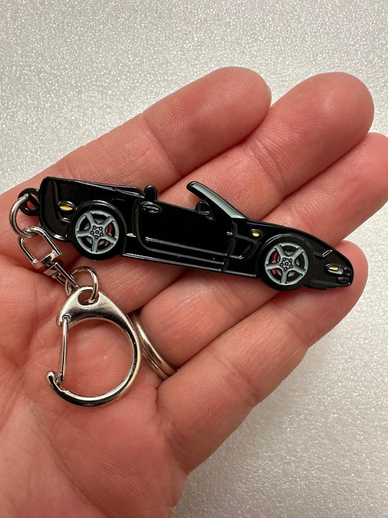 Corvette C5 Convertible Keychains (8 Colors)_driver_apparel_drivi.store