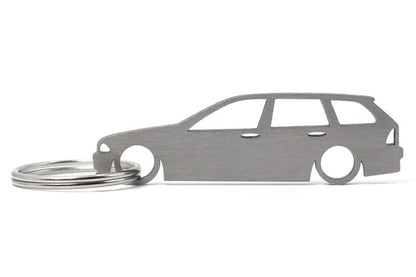 BMW E46 Keyring, Contour Silhouette_driver_clothing_drivi.store