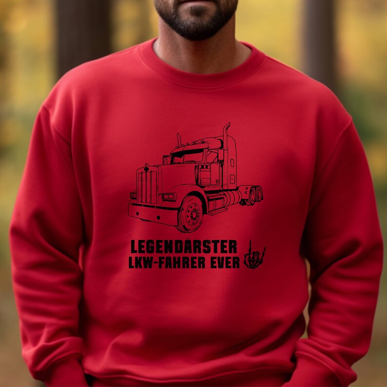 Cozy Christmas Sweatshirt for the Best Trucker Ever