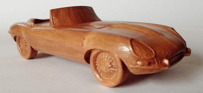 1:15 Wood Scale Model Jaguar E-Type Roadster