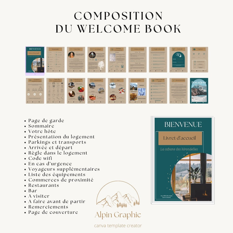 Créez votre Welcome Book Airbnb personnalisé avec Canva_driver_clothing_drivi.store