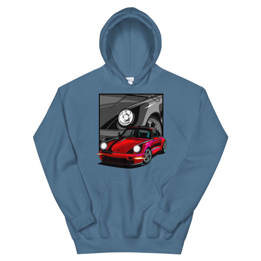 Iconic Euro 964 993 930 Aircooled Car Unisex Hoodie