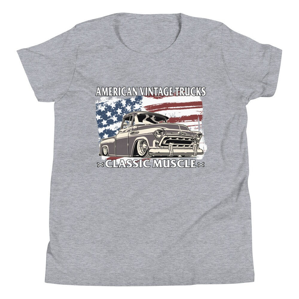 American Vintage Classic Trucks Youth Shirt