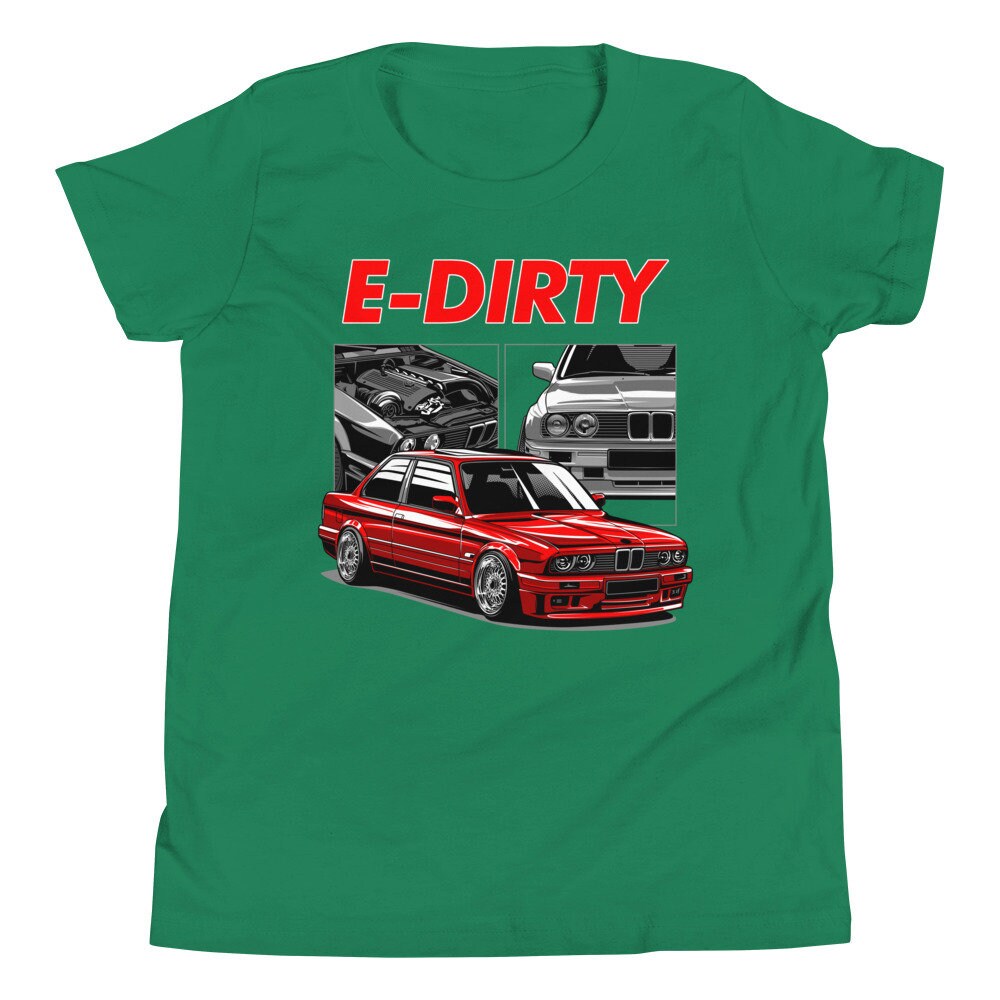 E30 Stanced Turbo Euro Car Youth Shirt