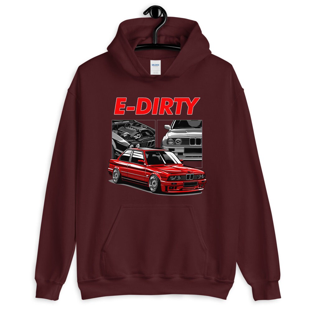 E30 Stanced Turbo Euro Car Hoodie