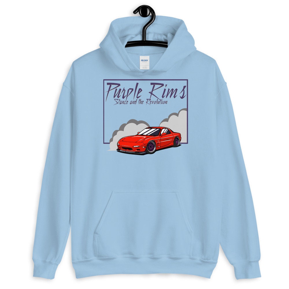 Purple Rims RX7 Hoodie