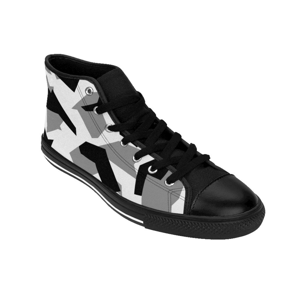 Digi Camo Men's High-top Sneakers