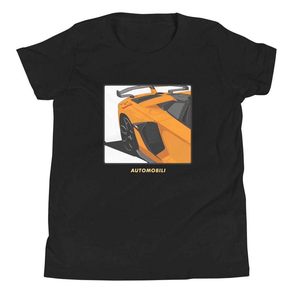 Supercar Automobili Youth Short Sleeve T-Shirt