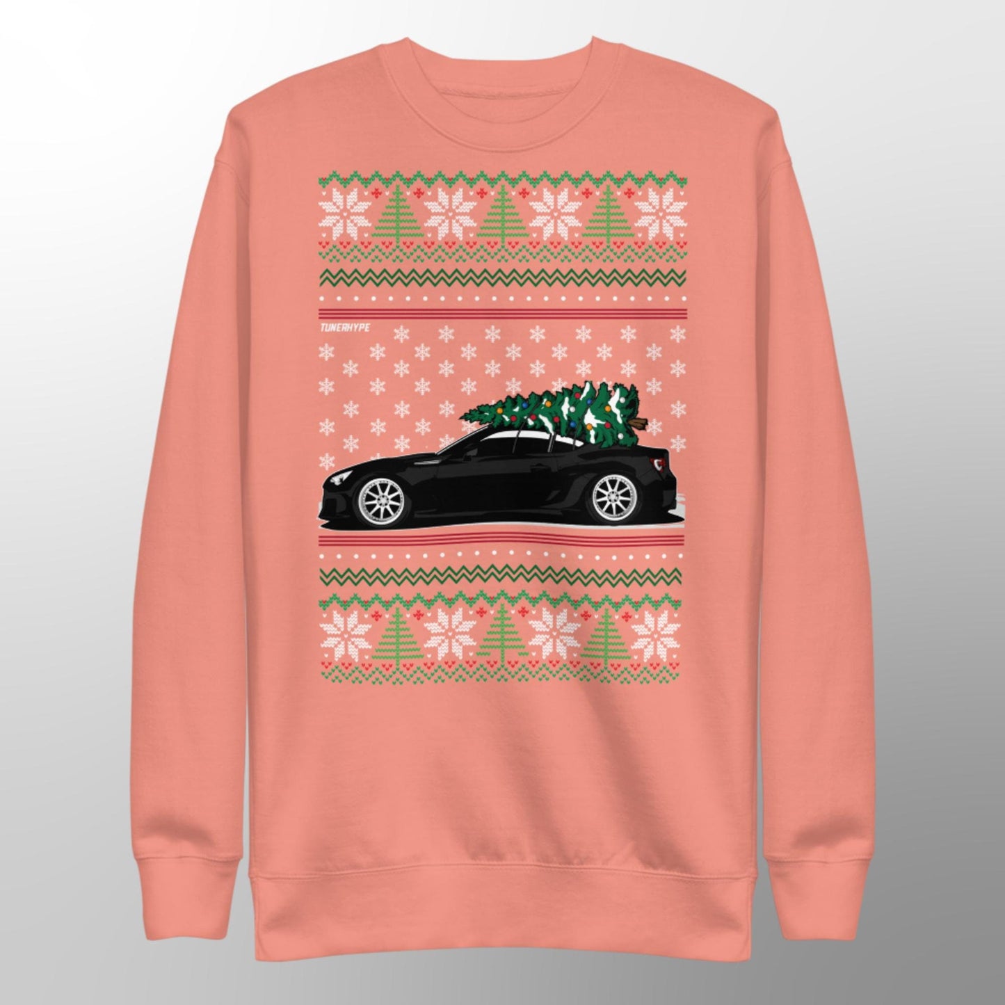 Ugly Christmas Sweater - Subaru BRZ / Toyota 86-FRS in Black