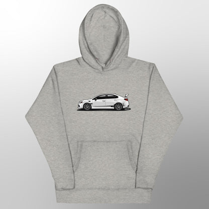 Subaru WRX STI Hoodie in Crystal White