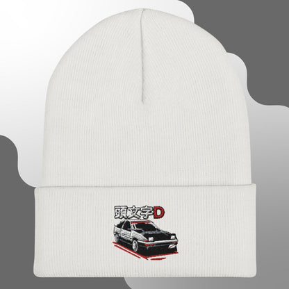 Initial D Toyota AE86 Embroidered Beanie