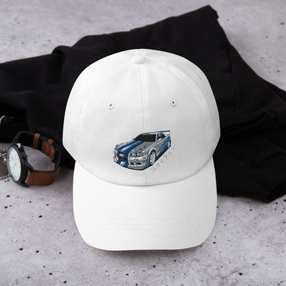 Embroidered Nissan Skyline R34 "Fast & Furious" Hat