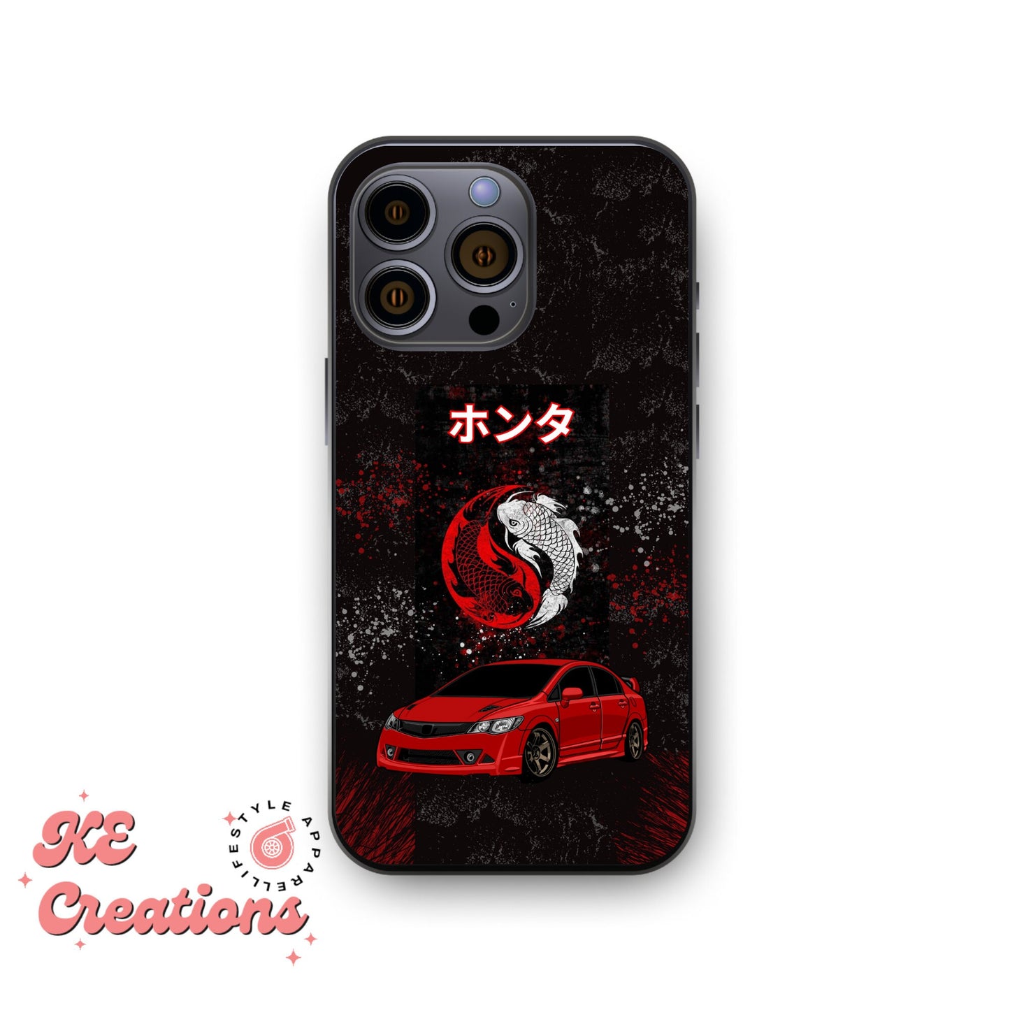 JDM HD Si Custom iPhone 13, 14, 15 Case | Pro, Pro Max, Plus, Mini