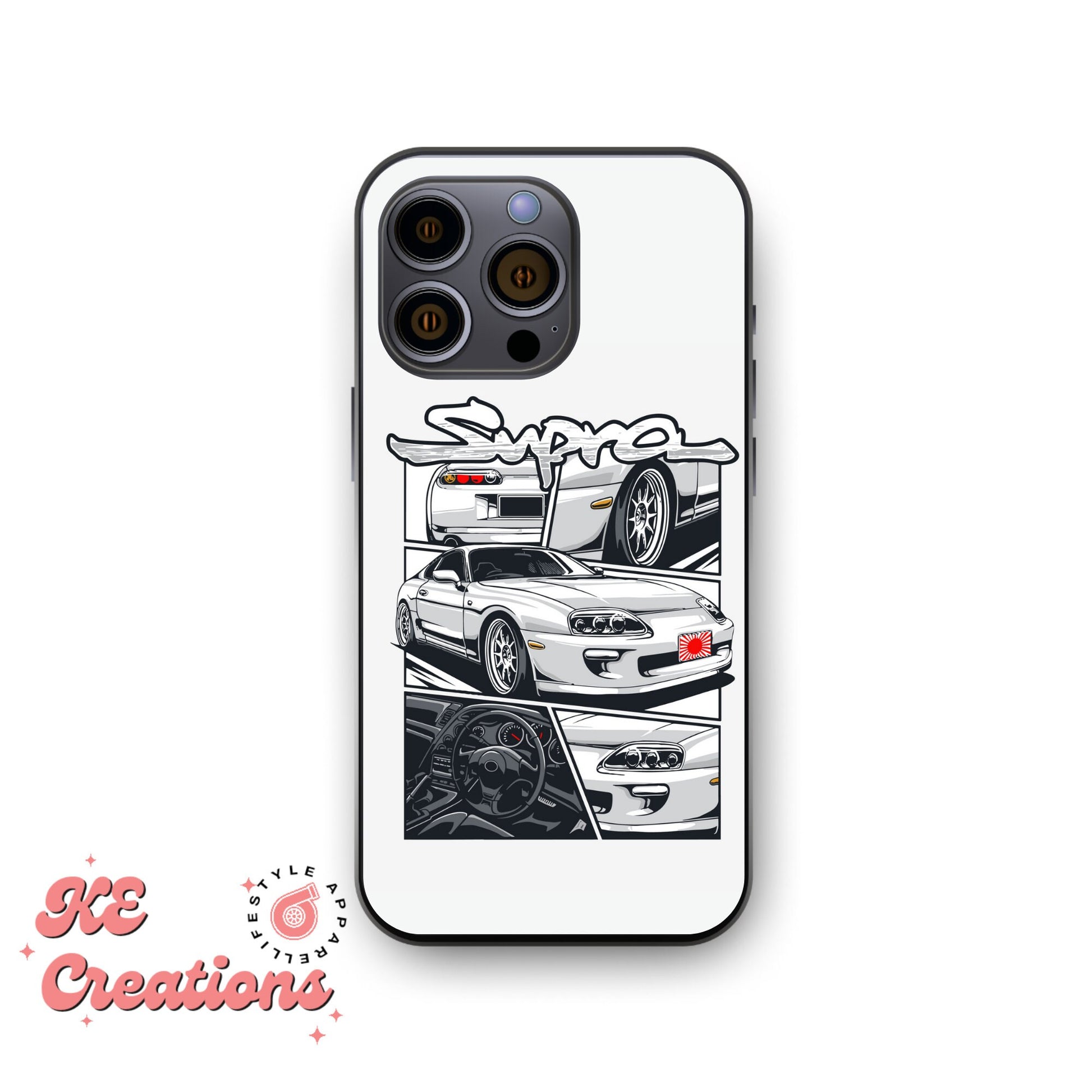 JDM Supra Custom iPhone 13, 14, 15 Case | Pro, Pro Max, Plus, Mini