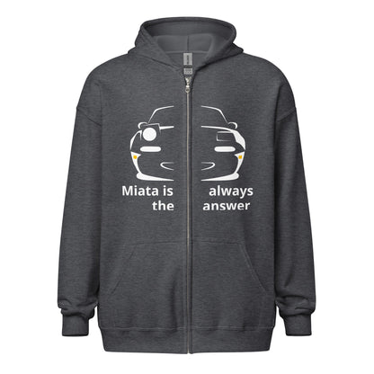 Always The Answer Zip Hoodie