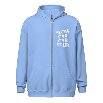 Slow Car Car Club Zip Hoodie