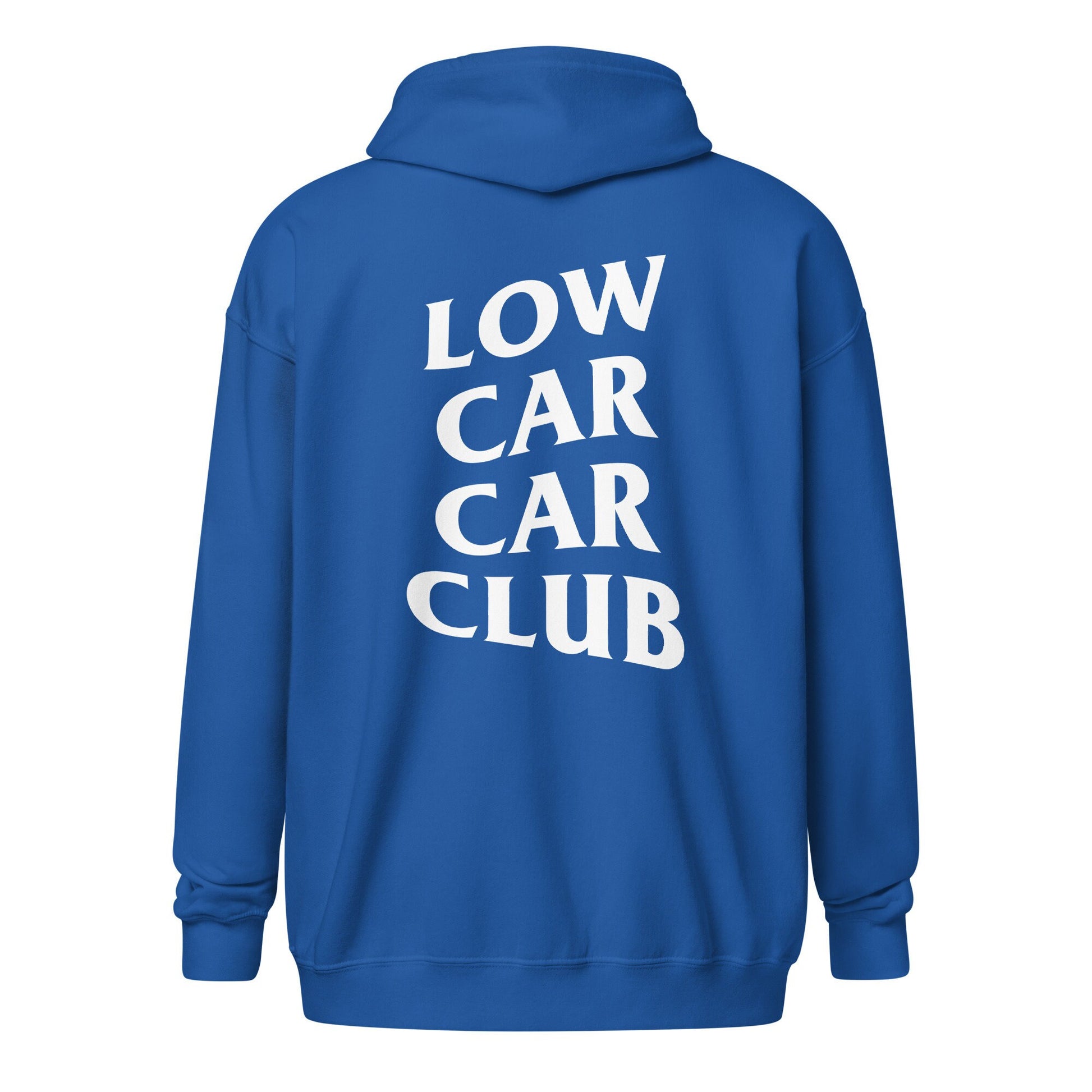 Low Car Car Club Zip Hoodie