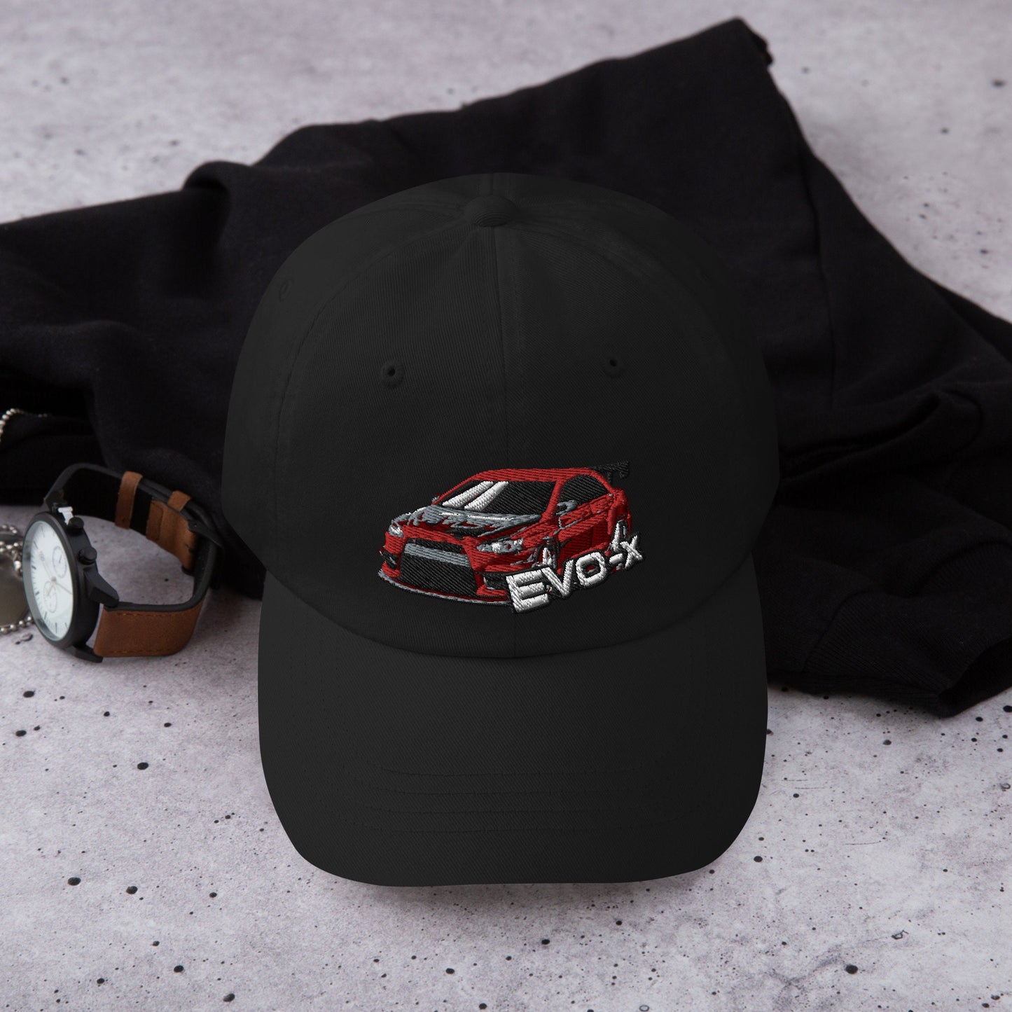 Embroidered Mitsubishi Evo X Hat