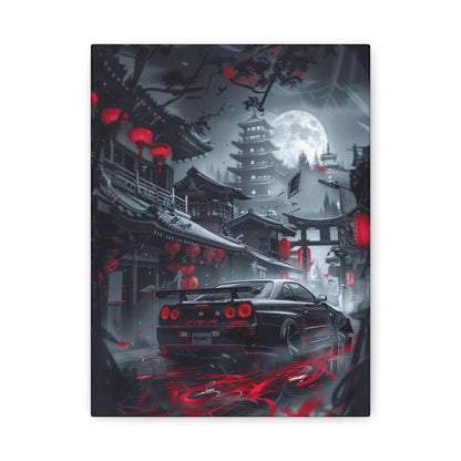 Nissan R34 GTR VADAR SERIES Canvas Print