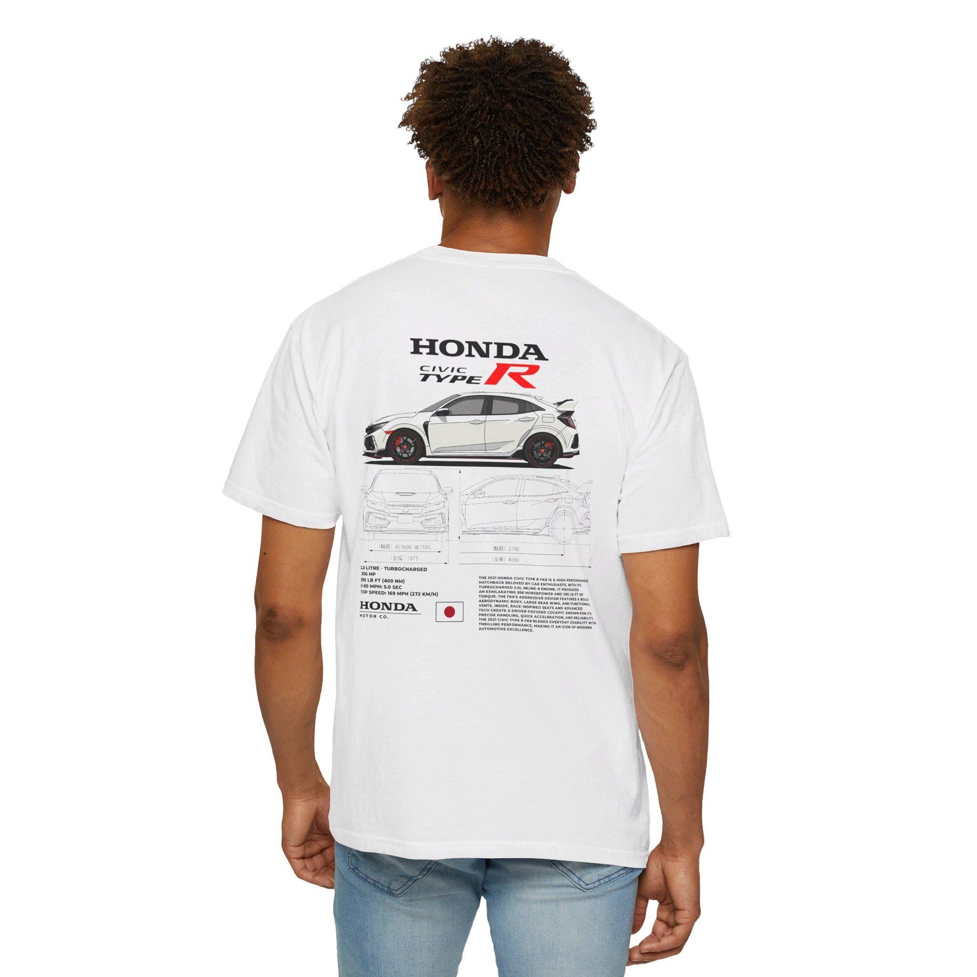 Honda Civic Type R Spec Tee - Boosted Gear Co, JDM Performance Shirt, Cool Unisex Tee, Casual Car Top, Unique Graphic Racer Apparel