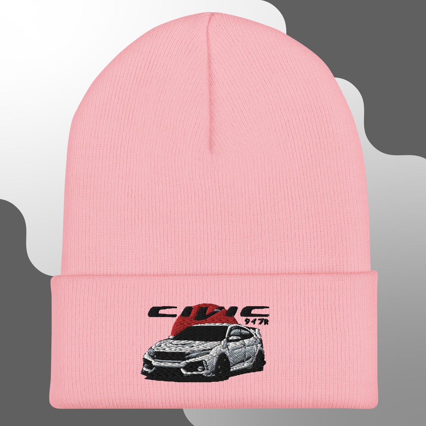 Embroidered Honda Civic Beanie