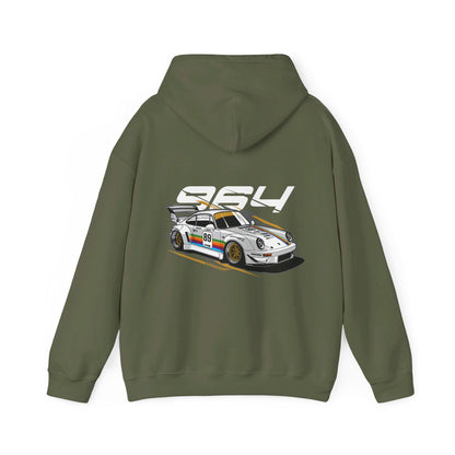 WHITE RACING 964 Unisex Heavy Blend Hoodie