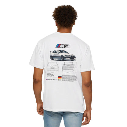 BMW M3 E36 Spec Tee - Boosted Gear Co, Euro Car Shirt, Cool Unisex Tee, Casual Motorsport Top, Unique Graphic Car Apparel