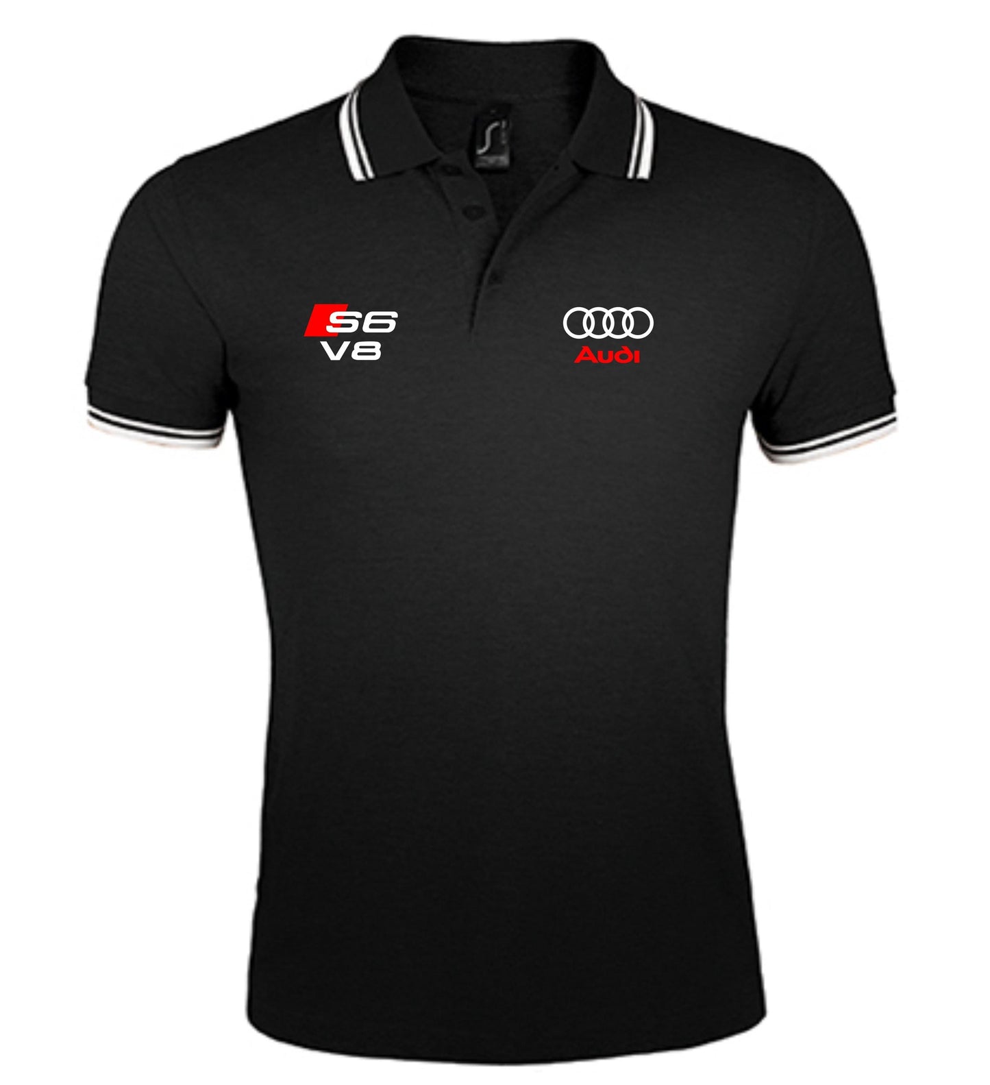 Polo Audi S6 V8 Chic Embroidered