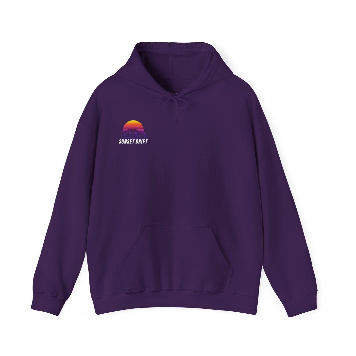 Sunset Drift Gradient Waves Hoodie